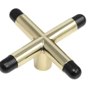 Knight Shot Bridge Cross W/ Black Tip Edge Head Brass