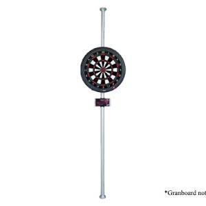 Gran Darts Dart Pole – Adjustable Aluminum Dart Stand (Silver)