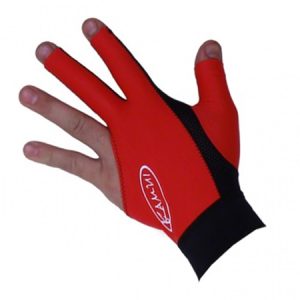 Kamui Quick Dry Billiard Glove | Left Hand | Red