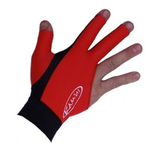 Kamui Quick Dry Billiard Glove | Right Hand | Red