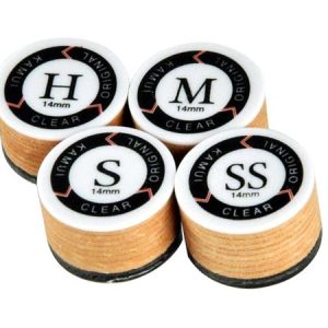 Kamui Clear Original Cue Tip 13mm & 14mm | Super Soft to Hard | Premium Billiard Cue Tips