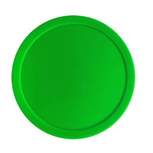 Knight Shot Air Hockey Puck 82mm – High-Speed Green Puck with Logo | Per Piece