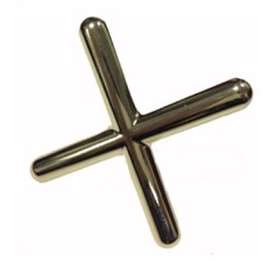 Knight Shot Bridge Cross Head Brass