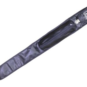 Knight Shot 32” Black Billiard Leather Cue Soft Case for 58″ 2-Piece Cue