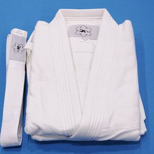 White Judo Suit - Lightweight Cotton Martial Arts Gi with Belt UAE