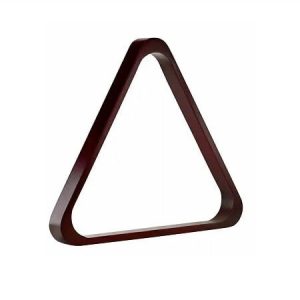 Knight Shot Snooker Triangle Wood Mahogany Finishing 52mm 2 1/16" | Precision and Style for Your Game