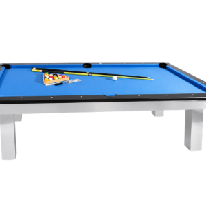 Milano P181A18E 8ft Billiard Table – Silver Finish, 96 × 52 × 32 Inches