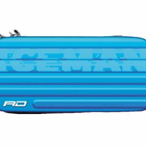Red Dragon Monza Iceman Branded Blue Darts Case | Premium Compact Dart Storage