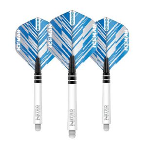Red Dragon Gerwyn Price Ionic Blue Combo Dart Flights & Shafts