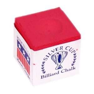 Silvercup Billiard Chalk – Red (2 Pieces) | Professional Pool Cue Chalk