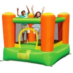 Knight Shot Inflatable Playground 43 – Compact Outdoor Bouncy Castle for Kids | 2.4m x 2.4m x 1.8m