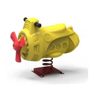 Knight Shot Aeroplane Shape Rocking Toy 1 – Fun & Sturdy Playground Rocker for Kids