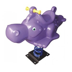 Knight Shot Hippopotamus Shape Rocking Toy – Fun & Sturdy Playground Rocker for Kids