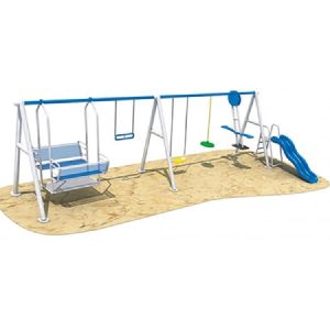 Multi-Play Slide & Swing Set | Kids Outdoor Playground Equipment UAE