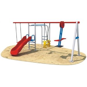 Slide & Swing Multi-Play Set | Kids Outdoor Playground Equipment UAE