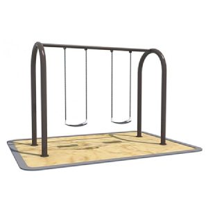 2-Seater Outdoor Swing Set | Kids Playground Equipment UAE