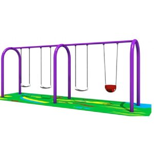 Kids Slide and Swing Set – 2-in-1 Playground Equipment for Outdoor Use (UAE)