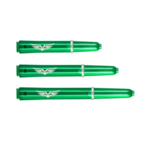 Shot Darts Eagle Claw Dart Shaft Medium Green With Ring - 3pcs