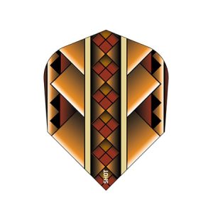 Shot Darts Scimitar Orange Small Standard Dart Flights