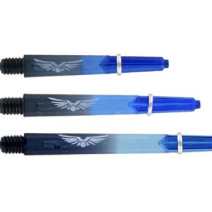 Shot Darts Eagle Claw Blue Black Medium Dart Shaft With Ring