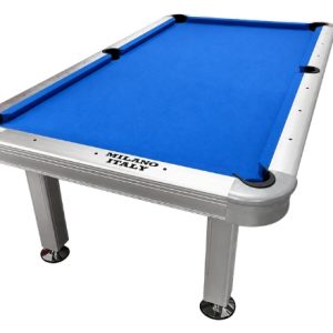 TA Sports Milano Italy 8ft Outdoor Billiard Table ES-BT8215 – Aluminium Finish