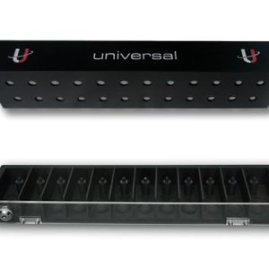 Universal Cue Rack 12 Holes | Black Finishing