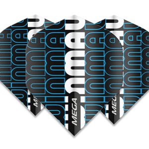Winmau Mega Standard Winmau Logo - Black & Blue Dart Flights
