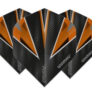 Winmau Prism Alpha Black & Orange Dart Flights