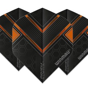 Winmau Prism Alpha Black & Orange Dart Flights