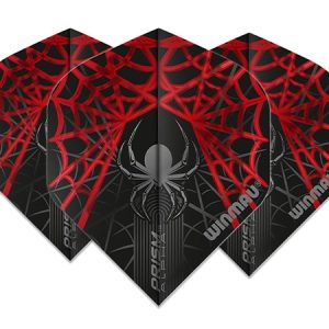 Winmau Prism Alpha Black & Red Dart Flights