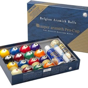 Aramith Pro-Cup Pool Ball Set – 57.2mm Value Pack