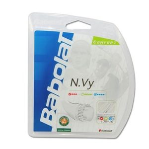 Babolat N.Vy Tennis String – 12 m / 1.30 mm (White)