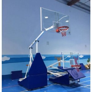 Knight Shot Foldable & Movable Basketball Post – Pro Size Hoop System (Pair)