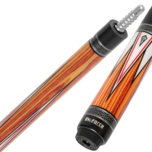 BK Force Billiard Cue BK-D02F-1 – Carbon Shaft & Black Leather Wrap