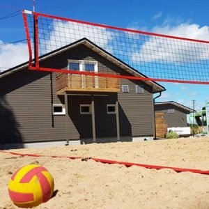 Beach Volleyball Post – Fixed Aluminum Poles for Sand Courts