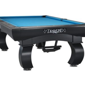 Diamond Paragon Pool Table 9ft Maple Black Finishing | Ball Return System