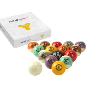 Dynaspheres Pool Ball Set Tungsten 572 57.2mm (16 Balls)