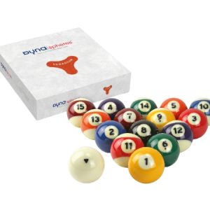 Dynaspheres Vanadium Pool Ball Set – 57.2mm (16 Balls)