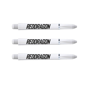 Red Dragon Street Art Medium Dart Shafts | White