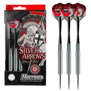 Harrows Silver Arrows Eric’s Steel Tip Darts – 22g
