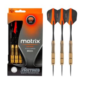 Harrows Matrix Brass Steel Tip Darts – 20g