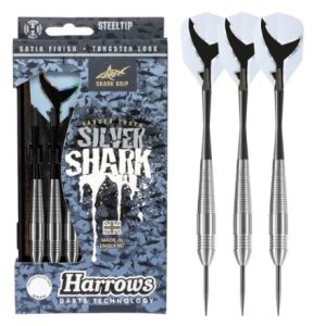 Harrows Silver Shark Steel Tip Darts – 23g