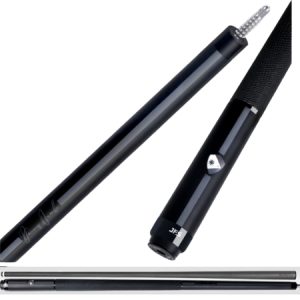 JFlowers Dennis Orcollo Billiard Cue JF-DO1F - Carbon Fiber Shaft & Black Leather Wrap