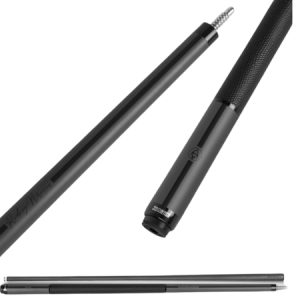 JFlowers Rodney Morris JFS-RM2F Billiard Cue – Carbon Fiber Shaft & Black Lizard Wrap
