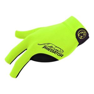 Predator Second Skin Left Hand Billiard Glove | Open Fingers | Neon Green/Black