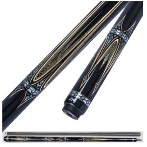 JFlowers Billiard Cue JFS20-26GF Gold - Carbon Fiber Shaft & No Wrap