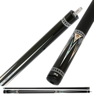 JFlowers Billiard Cue JFS20-28F - Carbon Fiber Shaft & Leather Wrap
