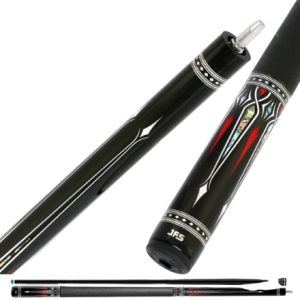 JFlowers Billiard Cue JFS20-30F - Carbon Fiber Shaft & Leather Wrap