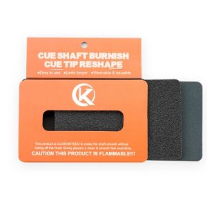 Konllen 2-in-1 Cue Tip & Shaft Burnishing Tool | Black – Professional Cue Care