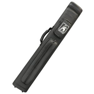 Knight Shot Billiard Cue Leather Hard Case 2×4 - Black